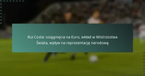Rui Costa: osiągnięcia na Euro, wkład w Mistrzostwa Świata, wpływ na reprezentację narodową
